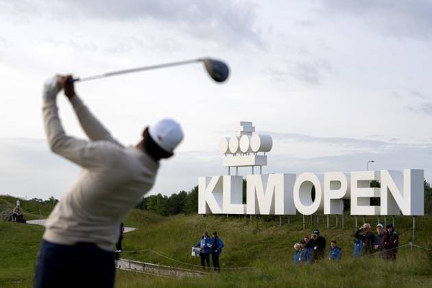 Sport Bilder des Tages BADHOEVEDORP - Pablo LarrazoÂ¡bal (ESP) during the KLM Open golf tournament at golf club The International. ANP SANDER KONING xVIxANPxSportx xxANPxIVx 529346723 originalFilename: 529346723.jpg
