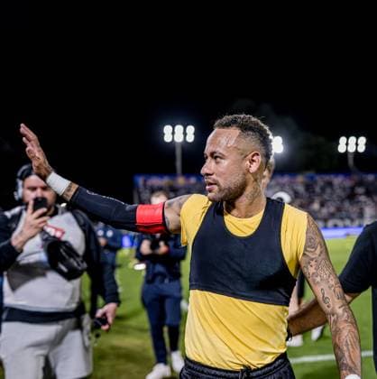 Neymar Jr vom FC Santos. Testspiel RB Leipzig - FC Santos 3:1 am 28. Mai 2025 im Trainingslager in Braganza, Brasilien. Estadio Cicero De Souza, Braganza (Brasilien). RB Leipzig - FC Santos 3:1