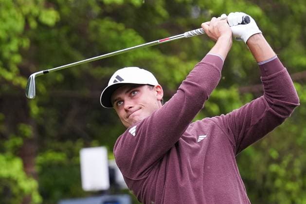 RBC Canadian Open 2025 - Round One CALEDON, CANADA - JUNE 5 : Ludvig Aberg of Sweden looks on after a shot during the first round of the RBC Canadian Open 2025 at TPC Toronto at Osprey Valley in Caledon, Ontario, Canada on June 05, 2025. Mert Alper Dervis Anadolu Ontario Canada. Editorial use only. Please get in touch for any other usage.  Copyright: x2025xAnadoluxMertxAlperxDervisx