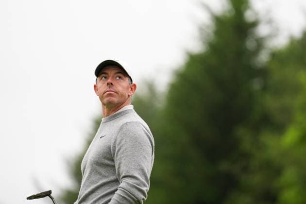RBC Canadian Open 2025 - Round One CALEDON, CANADA - JUNE 5 : Rory McIlroy of Northern Ireland looks on after a shot during the first round of the RBC Canadian Open 2025 at TPC Toronto at Osprey Valley in Caledon, Ontario, Canada on June 05, 2025. Mert Alper Dervis Anadolu Ontario Canada. Editorial use only. Please get in touch for any other usage.  Copyright: x2025xAnadoluxMertxAlperxDervisx