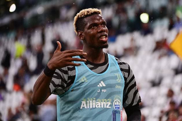 Foto Marco Alpozzi LaPresse 27 Agosto 2023 - Torino, Italia - Calcio - Juventus vs Bologna - Serie A TIM 2023 2024 - Allianz Stadium. Nella foto: Paul Pogba (Juventus FC) incita la curva Photo Marco Alpozzi LaPresse August 27, 2023 - Turin, Italy Sport, Soccer - Juventus vs Bologna- Italian Serie A Football Championship 2023 2024 - Allianz Stadium. In the pic : Paul Pogba (Juventus FC)  Copyright: xMarcoxAlpozzi LaPressex