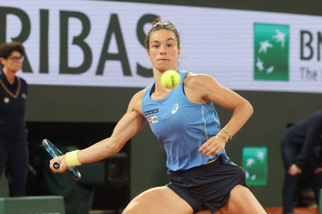 Roland-Garros 2025 PHOTOPQR LE PARISIEN Olivier Lejeune ; ; 05 06 2025 ; Jeudi 5 Juin 2025 Ce jeudi 5 juin, la sensation de ce Roland-Garros, la Française Loïs Boisson, 361e mondiale, disputera sa demi-finale face à l’Américaine Coco Gauff. LP Ph : Olivier Lejeune Loïs Boisson