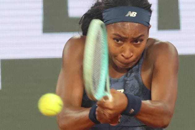 Roland-Garros 2025 PHOTOPQR LE PARISIEN Olivier Lejeune ; ; 05 06 2025 ; Jeudi 5 Juin 2025 Ce jeudi 5 juin, la sensation de ce Roland-Garros, la Française Loïs Boisson, 361e mondiale, disputera sa demi-finale face à l’Américaine Coco Gauff. LP Ph : Olivier Lejeune Coco Gauff