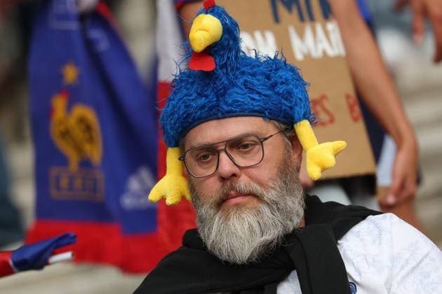 2025.06.05 xJFx UEFA Nations League 2024 25 Halbfinale Spanien - Frankreich v.l., Frankreich Fans,Stimmung, Schals, Trikots, Emotionens vor dem Spiel (UEFA REGULATIONS PROHIBIT ANY USE OF PHOTOGRAPHS as IMAGE SEQUENCES and or QUASI-VIDEO) Copyright: JoaquimxFerreira