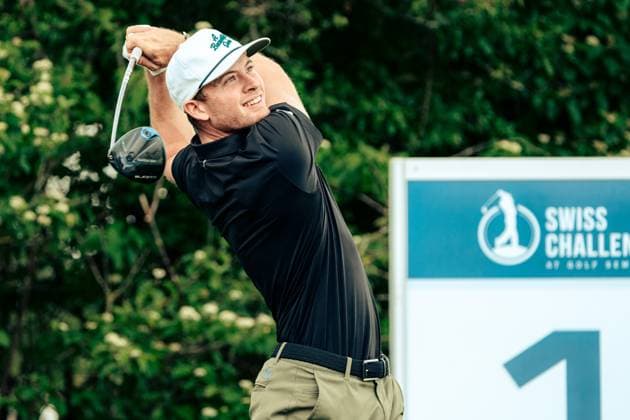 Hildisrieden, Switzerland, June 5th 2025: Aymeric Laussot (FRA) starting his first round during the hotelplanner Tour Swiss Challenge at Golf Sempach, Lucerne, Switzerland. (Mike Wiss SPP) Copyright: xMikexWissx xSPPx spp-en-MiWiSp-195
