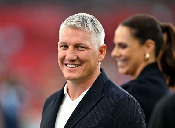05.06.2025, Fussball UEFA Nations League 2024 25, Halbfinale, Spanien - Frankreich, in der MHP-Arena Stuttgart, ARD Experte Bastian Schweinsteiger (Deutschland)