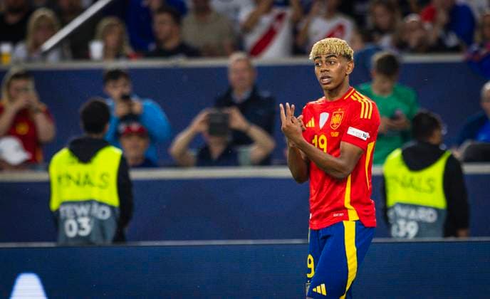 Stuttgart, Germany. 05th Jun 2025. Lamine Yamal (ESP) Spain - France Spanien - Frankreich 05.06.2025