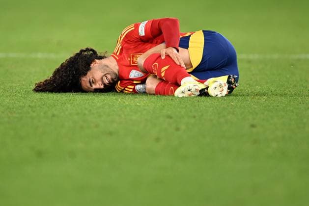 UEFA Nations League Semi-Final: Spain v France STUTTGART, GERMANY - JUNE 05: Marc Cucurella (24) of Spain in action during the UEFA Nations League 2025 semi-final match between Spain and France at the MHP Arena Stadium on June 5, 2025, Stuttgart, Germany. Halil Sagirkaya Anadolu Stuttgart Germany. Editorial use only. Please get in touch for any other usage.  Copyright: x2025xAnadoluxHalilxSagirkayax