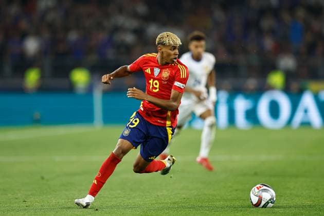 Lamine Yamal (ESP), JUNE 5, 2025 - Football Soccer : UEFA Nations League Semi-finals match between Spain 5-4 France at the Stuttgart Arena in Stuttgart, Germany. Noxthirdxpartyxsales  (293790175)