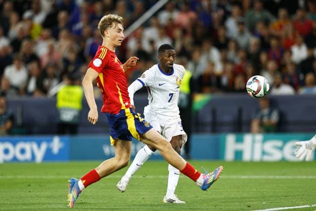 Ousmane Dembele (FRA), JUNE 5, 2025 - Football Soccer : UEFA Nations League Semi-finals match between Spain 5-4 France at the Stuttgart Arena in Stuttgart, Germany. Noxthirdxpartyxsales  (293790488)