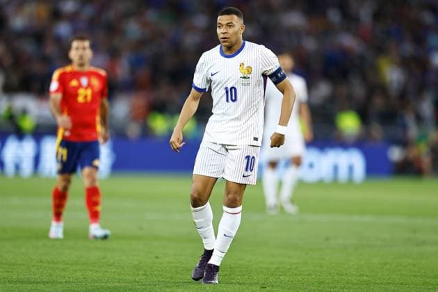 Kylian Mbappe (FRA), JUNE 5, 2025 - Football Soccer : UEFA Nations League Semi-finals match between Spain 5-4 France at the Stuttgart Arena in Stuttgart, Germany. Noxthirdxpartyxsales  (293790880)
