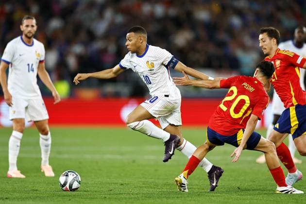 Kylian Mbappe (FRA), JUNE 5, 2025 - Football Soccer : UEFA Nations League Semi-finals match between Spain 5-4 France at the Stuttgart Arena in Stuttgart, Germany. Noxthirdxpartyxsales  (293791010)