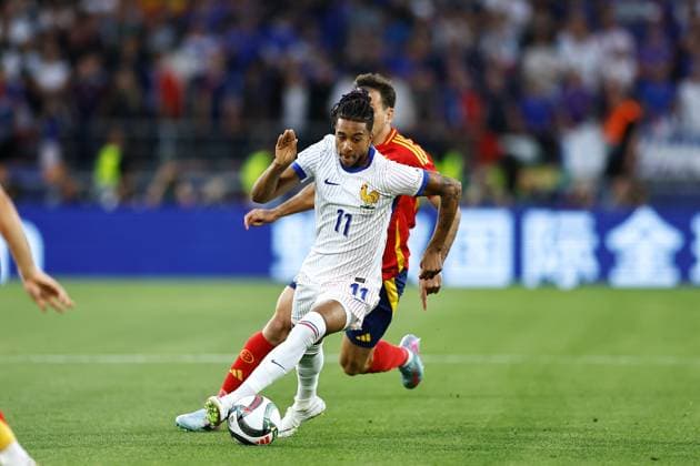 Michael Olise (FRA), JUNE 5, 2025 - Football Soccer : UEFA Nations League Semi-finals match between Spain 5-4 France at the Stuttgart Arena in Stuttgart, Germany. Noxthirdxpartyxsales  (293791128)