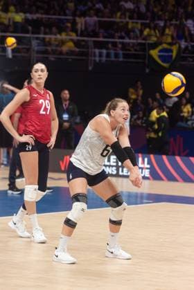 Brazil x United States RIO DE JANEIRO, RJ - 05.06.2025: BRAZIL X UNITED STATES - Brazil beats the United States 3-0 on the second day of VNL, at Maracanazinho in Rio de Janeiro, RJ, this Thursday (05). (Photo: Letycia Miller Fotoarena) x2749712x  LetyciaxMiller