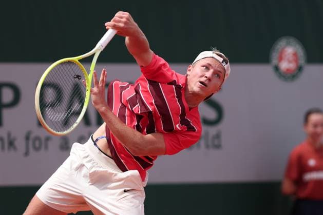 Max Schoenhaus (GER), Jungen Einzel, Boys Singles Tennis - French Open 2025 - Roland Garros - Paris - - France - 6 June 2025. Copyright: xJuergenxHasenkopfx