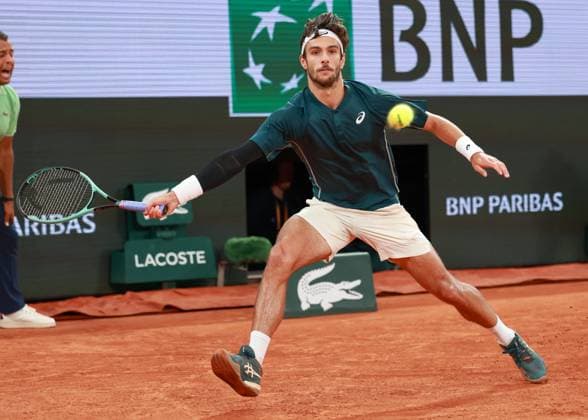 Lorenzo Musetti (ITA) Tennis - French Open 2025 - Roland Garros - Paris - - France - 6 June 2025. Copyright: xJuergenxHasenkopfx