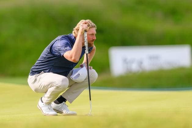 BADHOEVEDORP, 06-06-2025, The International, Wouter De Vries during the KLM Open 2025 - Day 2. KLM Open 2025 - Day 2  x29641030x Copyright: