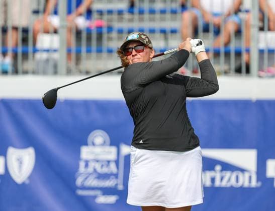 LPGA, Golf Damen 2025: ShopRite LPGA Classic Presented By Acer JUN 06 June 06, 2025: Marissa Steen from the United States tees off on the 1st hole during the ShopRite LPGA Classic Presented by Acer in Galloway, NJ. Mike Langish CSM (Credit Image: Ã‚Â Mike Langish Cal Media) (Credit Image: Ã‚Â Mike Langish Cal Sport Media) (Credit Image: Â Mike Langish Cal Sport Media) Galloway New Jersey United States of America EDITORIAL USE ONLY Copyright: xx ZUMA-20250606_zma_c04_064.jpg MikexLangishx csmphotothree390267