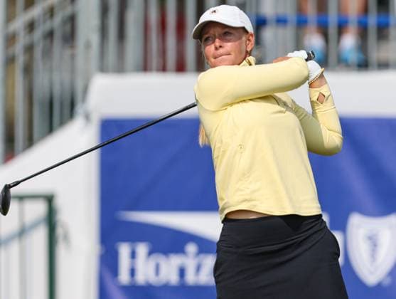 LPGA, Golf Damen 2025: ShopRite LPGA Classic Presented By Acer JUN 06 June 06, 2025: Lauren Hartlage from the United States tees off on the 1st hole during the ShopRite LPGA Classic Presented by Acer in Galloway, NJ. Mike Langish CSM (Credit Image: Ã‚Â Mike Langish Cal Media) (Credit Image: Ã‚Â Mike Langish Cal Sport Media) (Credit Image: Â Mike Langish Cal Sport Media) Galloway New Jersey United States of America EDITORIAL USE ONLY Copyright: xx ZUMA-20250606_zma_c04_076.jpg MikexLangishx csmphotothree390273