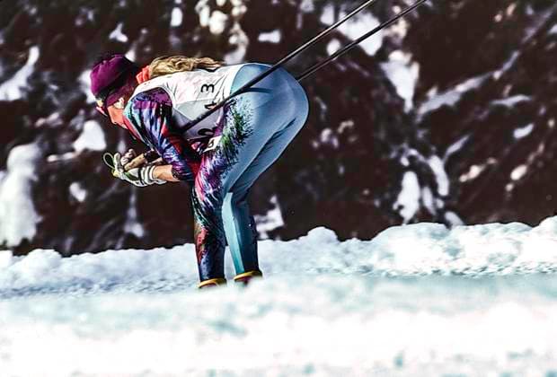 Archivbilder der Woche SPORT KW23 1994 Olympics Winter W 15K XC Stefania Belmondo, Italy, competing in the Women s 15 kilometre Cross Country Skiing freestyle at the 1994 Olympic Winter games, Winterspiele,Spiele, Summer games Lillehammer Birkebeineren Ski Stadium Norway Copyright: xPaulxJxSutton Duomo PCNx OL9401 XC13012