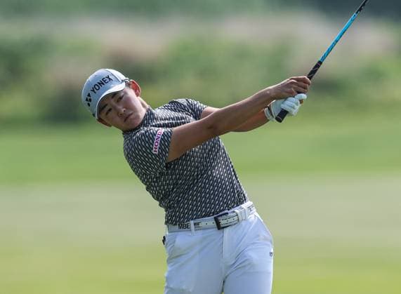 LPGA, Golf Damen 2025: ShopRite LPGA Classic Presented By Acer JUN 06 June 06, 2025: Akie Iwai of Japan hits her approach shot during the ShopRite LPGA Classic Presented by Acer in Galloway, NJ. Mike Langish CSM (Credit Image: Ã‚Â Mike Langish Cal Media) (Credit Image: Ã‚Â Mike Langish Cal Sport Media) (Credit Image: Â Mike Langish Cal Sport Media) Galloway New Jersey United States of America EDITORIAL USE ONLY Copyright: xx ZUMA-20250606_zma_c04_124.jpg MikexLangishx csmphotothree390328