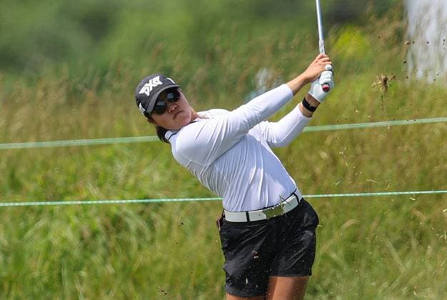 LPGA, Golf Damen 2025: ShopRite LPGA Classic Presented By Acer JUN 06 June 06, 2025: Auston Kim hits out off the rough during the ShopRite LPGA Classic Presented by Acer in Galloway, NJ. Mike Langish CSM (Credit Image: Ã‚Â Mike Langish Cal Media) (Credit Image: Ã‚Â Mike Langish Cal Sport Media) (Credit Image: Â Mike Langish Cal Sport Media) Galloway New Jersey United States of America EDITORIAL USE ONLY Copyright: xx ZUMA-20250606_zma_c04_130.jpg MikexLangishx csmphotothree390334