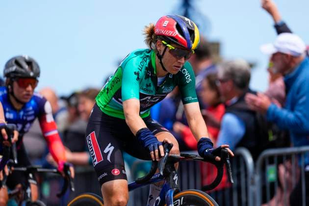 2025 Lloyds Tour of Britain Women Picture by Olly Hassell SWpix.com - 06 06 2025 - Cycling - UCI Women s World Tour - 2025 Lloyds Tour of Britain Women - Stage 2: Hartlepool to Saltburn-by-the-Sea - Kim Le Court Pienaar (AG Insurance - Soudal Team) Copyright: x xSWpix.comx(t axPhotographyxHubxLtd)xOllyxHassell SWpix.comx SWP-2945-0206