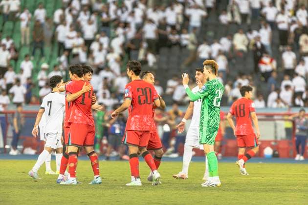 Iraq-South Korea World Cup Qualifiers Match Photo shows moments from the football match between hosting Iraq and visiting South Korea in Basra, Iraq, on June 5, 2025. South Korea won the match 2-0, qualifying for the 2026 World Cup and sending Iraq to playoffs. Basra Basra Iraq Copyright: xSaburxRashidx