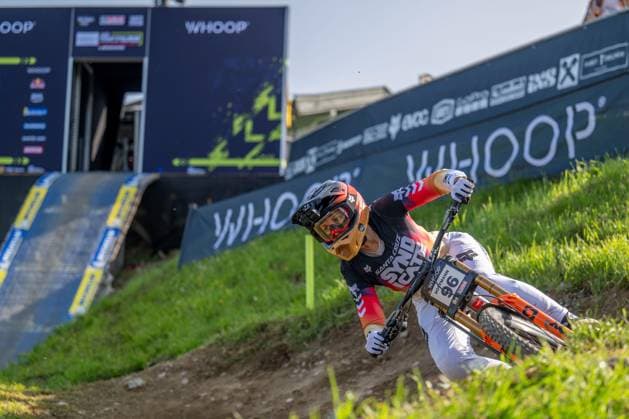 MOUNTAINBIKE - UCI MTB World Series LEOGANG,AUSTRIA,07.JUN.25 - CYCLING, MOUNTAIN BIKE - UCI Mountainbike World Cup, downhill. Image shows Nina Hoffmann (GER).  GEPAxpictures xWolfgangxKofler