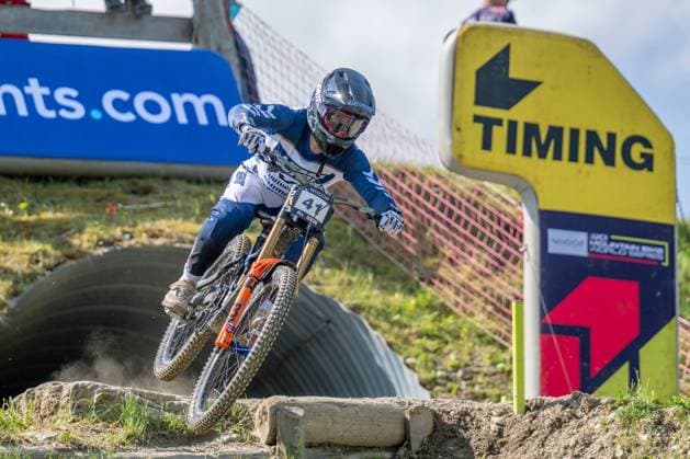 MOUNTAINBIKE - UCI MTB World Series LEOGANG,AUSTRIA,07.JUN.25 - CYCLING, MOUNTAIN BIKE - UCI Mountainbike World Cup, downhill. Image shows Roger Vieira (BRA).  GEPAxpictures xWolfgangxKofler