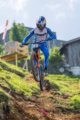 MOUNTAINBIKE - UCI MTB World Series LEOGANG,AUSTRIA,07.JUN.25 - CYCLING, MOUNTAIN BIKE - UCI Mountainbike World Cup, downhill. Image shows Ronan Dunne (IRL).  GEPAxpictures xWolfgangxKofler