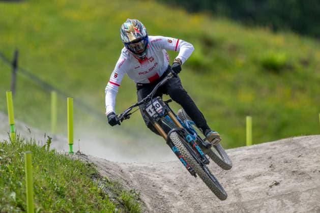 MOUNTAINBIKE - UCI MTB World Series LEOGANG,AUSTRIA,07.JUN.25 - CYCLING, MOUNTAIN BIKE - UCI Mountainbike World Cup, downhill. Image shows Mikolaj Gawronek (POL).  GEPAxpictures xWolfgangxKofler