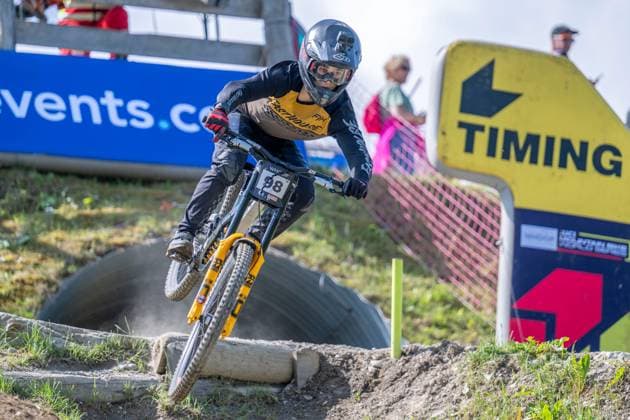 MOUNTAINBIKE - UCI MTB World Series LEOGANG,AUSTRIA,07.JUN.25 - CYCLING, MOUNTAIN BIKE - UCI Mountainbike World Cup, downhill. Image shows Roee Ostfeld (ISR).  GEPAxpictures xWolfgangxKofler