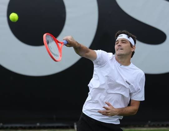 07.06.2025, ATP, Tennis Herren Tour, Boss Open Weissenhof Stuttgart , Tennis, , im Bild: Taylor Fritz (USA)