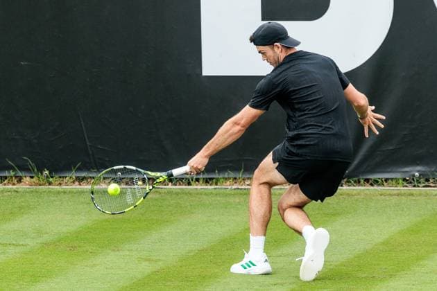 BOSS OPEN ATP250; 07.06.2025 Maximilian Marterer (GER) im Match gegen Pierre-Hugues Herbert (FRA) BOSS OPEN ATP250; Stuttgart, Tennisclub Weissenhof am 07.06.2025 Copyright: xBEAUTIFULxSPORTS Wunderlx