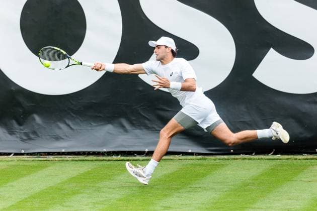 BOSS OPEN ATP250; 07.06.2025 Eliot Spizzirri (USA) im Match gegen Li Tu (AUS) BOSS OPEN ATP250; Stuttgart, Tennisclub Weissenhof am 07.06.2025 Copyright: xBEAUTIFULxSPORTS Wunderlx