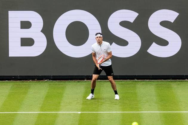 BOSS OPEN ATP250; 07.06.2025 Taylor Fritz (USA) trainiert, Training BOSS OPEN ATP250; Stuttgart, Tennisclub Weissenhof am 07.06.2025 Copyright: xBEAUTIFULxSPORTS Wunderlx