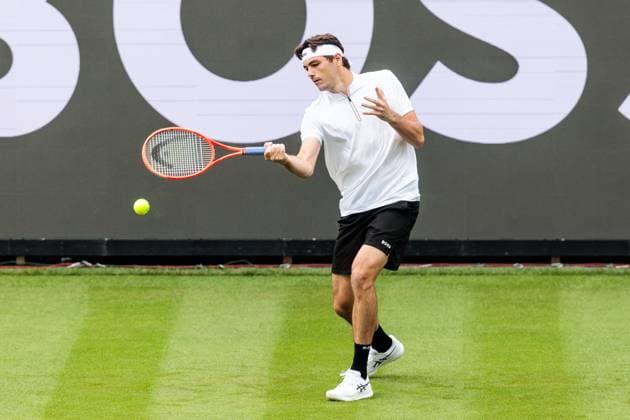 BOSS OPEN ATP250; 07.06.2025 Taylor Fritz (USA) trainiert, Training BOSS OPEN ATP250; Stuttgart, Tennisclub Weissenhof am 07.06.2025 Copyright: xBEAUTIFULxSPORTS Wunderlx