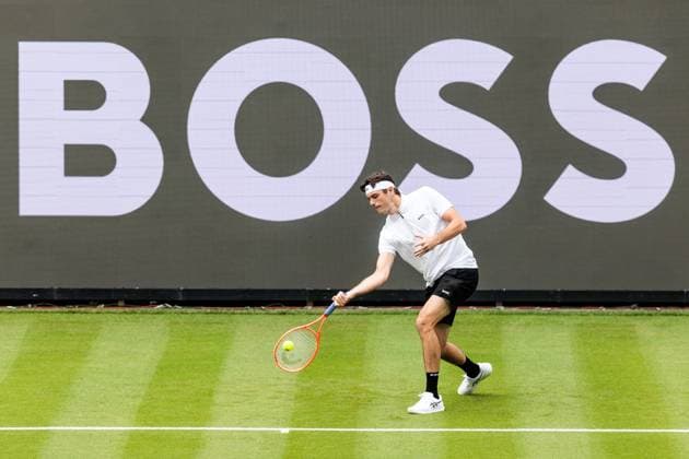 BOSS OPEN ATP250; 07.06.2025 Taylor Fritz (USA) trainiert, Training BOSS OPEN ATP250; Stuttgart, Tennisclub Weissenhof am 07.06.2025 Copyright: xBEAUTIFULxSPORTS Wunderlx