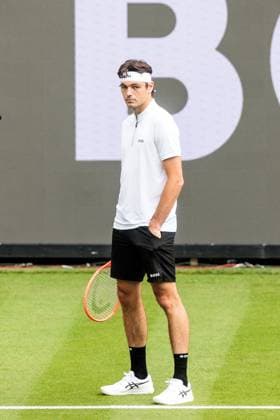 BOSS OPEN ATP250; 07.06.2025 Taylor Fritz (USA) trainiert, Training BOSS OPEN ATP250; Stuttgart, Tennisclub Weissenhof am 07.06.2025 Copyright: xBEAUTIFULxSPORTS Wunderlx