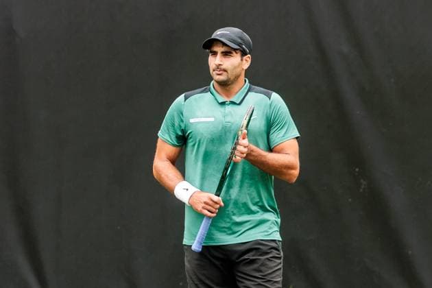 BOSS OPEN ATP250; 07.06.2025 Benjamin Hassan (LBN) im Match gegen James Duckworth (AUS) BOSS OPEN ATP250; Stuttgart, Tennisclub Weissenhof am 07.06.2025 Copyright: xBEAUTIFULxSPORTS Wunderlx