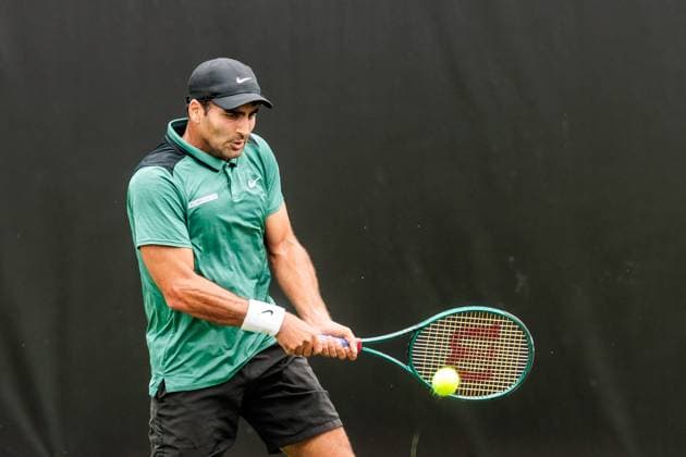 BOSS OPEN ATP250; 07.06.2025 Benjamin Hassan (LBN) im Match gegen James Duckworth (AUS) BOSS OPEN ATP250; Stuttgart, Tennisclub Weissenhof am 07.06.2025 Copyright: xBEAUTIFULxSPORTS Wunderlx