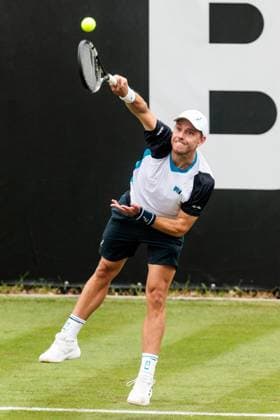 BOSS OPEN ATP250; 07.06.2025 James Duckworth (AUS) im Match gegen Benjamin Hassan (LBN) BOSS OPEN ATP250; Stuttgart, Tennisclub Weissenhof am 07.06.2025 Copyright: xBEAUTIFULxSPORTS Wunderlx