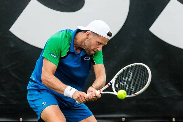 BOSS OPEN ATP250; 07.06.2025 Hugo Grenier (FRA) im Match gegen Nikolos Bassilaschwili (GEO) BOSS OPEN ATP250; Stuttgart, Tennisclub Weissenhof am 07.06.2025 Copyright: xBEAUTIFULxSPORTS Wunderlx