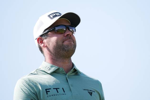 RBC Canadian Open 2025 - Round Three CALEDON, CANADA - JUNE 7 : Corey Conners of Canada looks on after hitting his tee shot on the 1st hole during the third round of the RBC Canadian Open 2025 at TPC Toronto at Osprey Valley in Caledon, Ontario, Canada on June 7, 2025. Mert Alper Dervis Anadolu Ontario Canada. Editorial use only. Please get in touch for any other usage.  Copyright: x2025xAnadoluxMertxAlperxDervisx