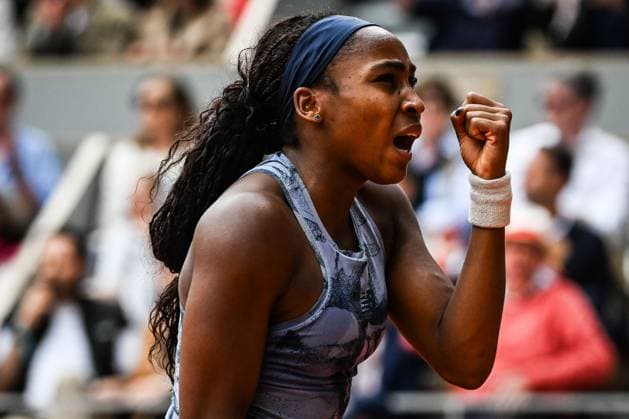 June 7, 2025, Paris, France, France: Coco GAUFF of United States celebrates his point during the fourteenth day of Roland-Garros 2025, French Open 2025, Grand Slam tennis tournament at Roland-Garros Stadium on June 07, 2025 in Paris, France. Paris France - ZUMAm308 20250607_zsp_m308_011 Copyright: xMatthieuxMirvillex