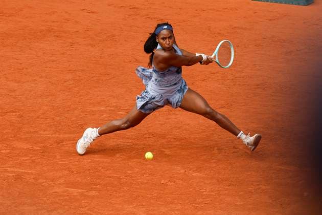 June 7, 2025, Paris, Paris, France: Coco Gauff (USA) in action during the tennis Grand Slam of Roland Garros 2025 ladies final match between Aryna Sabalenka (RUS) and Coco Gauff (USA) at Philippe Chatrier central court in Roland Garros Stadium - on June 07 2025.Paris - France Paris France - ZUMAb253 20250607_zsp_b253_069 Copyright: xLoicxBaratouxx