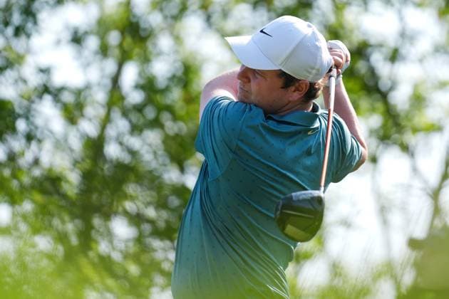 RBC Canadian Open 2025 - Round Three CALEDON, CANADA - JUNE 7 : Robert MacIntyre of Scotland hits his tee shot during the third round of the RBC Canadian Open 2025 at TPC Toronto at Osprey Valley in Caledon, Ontario, Canada on June 7, 2025. Mert Alper Dervis Anadolu Ontario Canada. Editorial use only. Please get in touch for any other usage.  Copyright: x2025xAnadoluxMertxAlperxDervisx