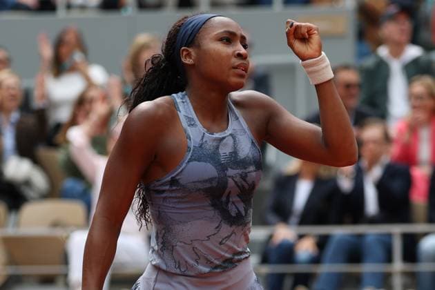 June 7, 2025, Paris, Celestynow, France: COCO GAUFF of USA during the match against Aryna Sabalenka in the final women s singles of French Open 2025 at Roland Garros in Paris. Paris France - ZUMAc278 20250607_zsp_c278_022 Copyright: xMarcinxCholewinskix