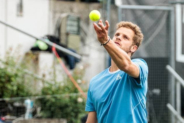BOSS OPEN ATP250; 07.06.2025 Yannick Hanfmann (GER) im Match gegen Max Wiskandt (GER) BOSS OPEN ATP250; Stuttgart, Tennisclub Weissenhof am 07.06.2025 Copyright: xBEAUTIFULxSPORTS Wunderlx